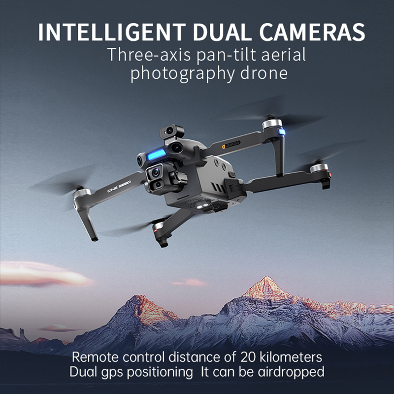 2026 New 8K Dual Camera Drone  - Drone Gimbal Brushless ulasan dan harga