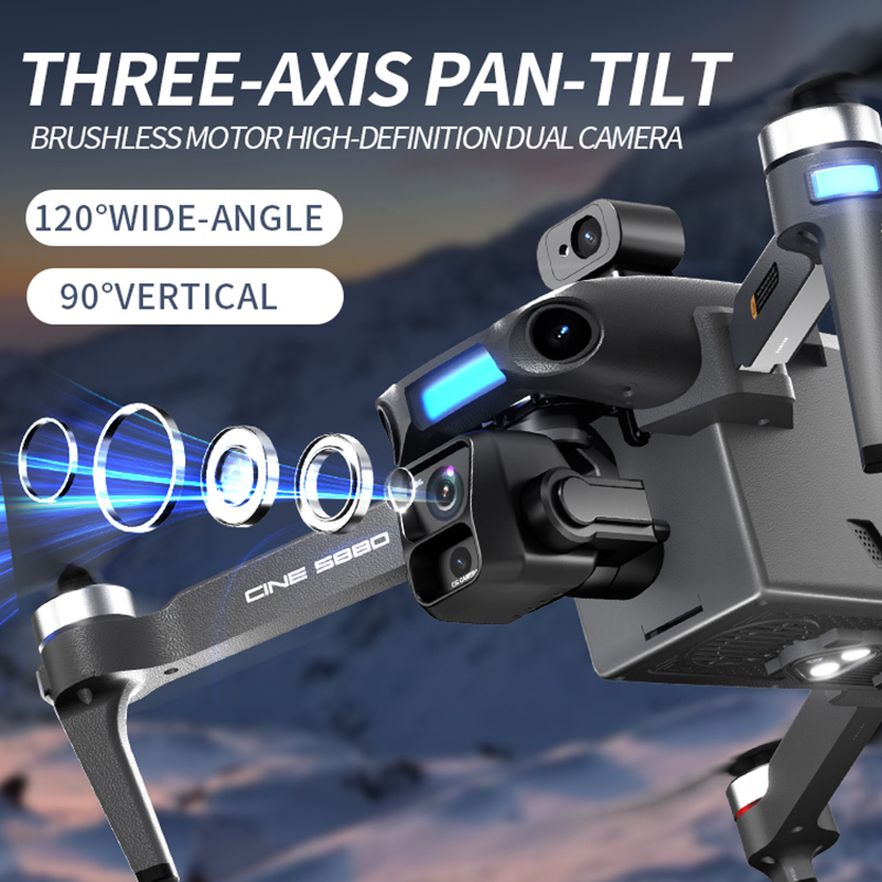 2026 New 8K Dual Camera Drone  - Drone Gimbal Brushless ulasan dan harga