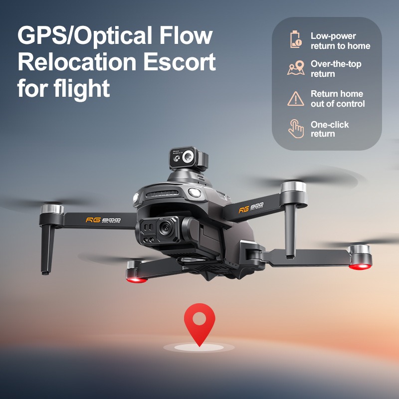 NEW RG800 MAX Drone 1080P HD C - Drone Gimbal Brushless ulasan dan harga
