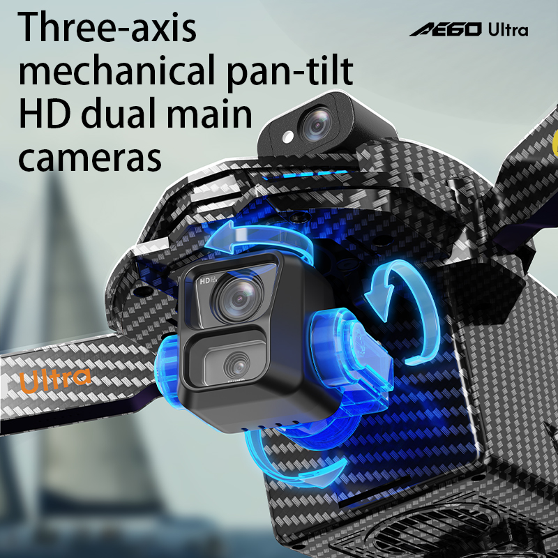 AE60 GPS Drone Professional 8K - Drone Gimbal Brushless ulasan dan harga