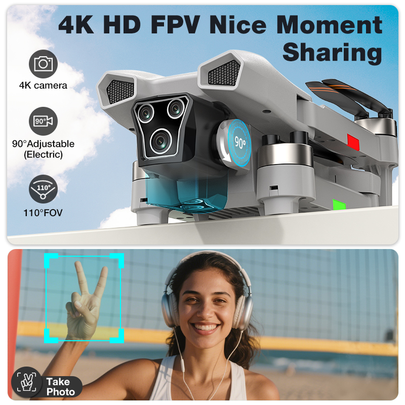 NEW Hot L017 Pro Drone Brushle - Drone Gimbal Brushless ulasan dan harga