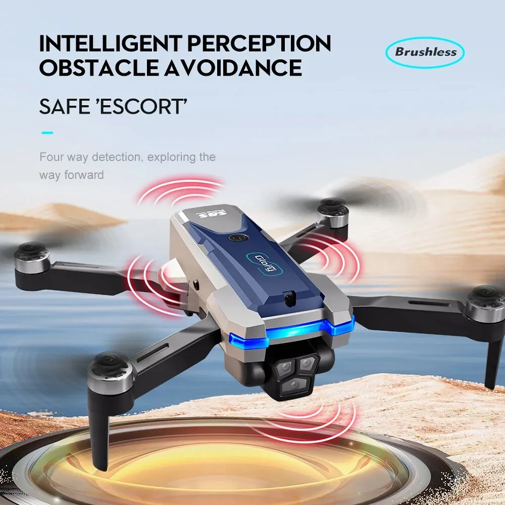 S8S GPS Drone 5G Wifi 8K HD Du - Drone Gimbal Brushless ulasan dan harga